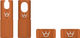 Peaty's Chris King Edition MK2 Tubeless Ventil Ersatzteil-Set - mango/SV