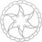 ASHIMA Ai2 ARO-09 6-Bolt Brake Rotor - silver/160 mm