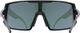 uvex sportstyle 235 sports glasses - black matte | mirror lavender