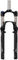 30 Silver TK Coil 26" Suspension Fork - gloss black/100 mm / 1 1/8 / 9 x 100 mm