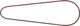 Gates CDX Belt - red/1243 mm