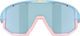 Bliz Lunettes de sport Fusion Small - matte pastel blue/smoke-ice blue
