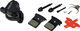 Shimano GRX Bremssattel BR-RX810 mit Resinbelag - anthrazit/Hinterrad/ohne