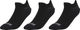 GripGrab Classic No Show Summer Socks 3-Pack - black/41 - 44