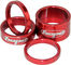Set d'Entretoises Space Doctor pour 1 1/8" - rouge/universal