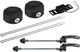 Urban Shutter Precision/XT Center Lock Disc 28" Wheelset - black/28" set (front 9x100 dynamo + rear 10x135) Shimano