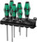 Wera Set de Tournevis Kraftform Plus - noir-vert/universal