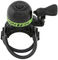 Timbre de bicicleta Mini Bing - negro-neogreen/23 mm