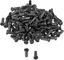 Sapim Cabecillas de aluminio Polyax - 100 unidades - negro/12 mm