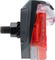 Axa Luz trasera Blueline Steady LED con aprobación StVZO - rojo/80 mm