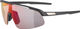 Alpina Turbo Pro S QV Sports Glasses - black matte | rainbow mirror