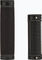 Brooks Cambium rubber handlebar grips for twist shifter one-sided - all black | 130 mm / 100 mm