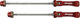 Hope MTB Nabenschnellspanner-Set - red/135 mm/100 mm