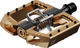 crankbrothers Pedales automáticos Mallet DH Loic Bruni Signature Edition - bronce | 100 mm | 78 mm
