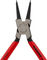 Knipex Sicherungsringzange für Außenringe - rot/19-60 mm
