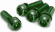 REVERSE Components Schrauben M6 x 18 für Bremsadapter - 4 Stück - green