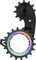 absoluteBLACK Sistema de engranajes HOLLOWcage Carbon Ceramic Oversized SRAMeTap AXS - rainbow/12 dientes (rueda guía), 18 dientes (rueda tensora)