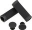 Brooks Cambium Rubber Lenkergriffe für Drehgriffschalter beidseitig - all black/100 mm