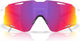 Oakley Gafas de deporte Cybr Lightning - matte white | prizm road