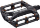REVERSE Components Black One Platform Pedals - black-orange/100 mm/100 mm