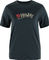 Fjällräven T-shirt Hoja Wool pour Dames - dark navy | L