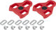 Exustar E-ARC10 Cleats Schuhplattenset - rot