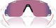 Oakley Cybr Dyno Sportbrille - polished white/prizm road