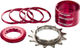 REVERSE Components Kit de vitesses simples HG 13T - red/pignon unique