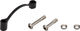 Trickstuff CNC PM Fork to PM Brake +20 Disc Brake Adapter w/ Titanium Bolt - black/Post Mount/180 mm, 160 mm