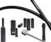 capgo BL Long Shift Cable Set for Shimano/SRAM MTB 1-speed and e-bikes - black