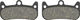 GALFER Plaquettes de Frein Disc Standard pour Formula - semi-métallique - acier/FO-004