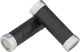 Brooks Slender leather handlebar grips for twist shifters on both sides - black/100 mm