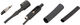 SON Koax-Abzweigdose mit Kabel, Koax-Adapter und Koaxstecker - schwarz-silber/universal