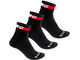 Calcetines paquete de 3 pares Classic Regular Cut - black/41-44