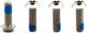 OAK Components Juego de tornillos para portabidones M5x15 Titanio - raw