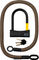 tex-lock Eyelet chain lock + D-lock shackle lock - wild hemp