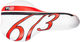Selle Triathlon 613 Tri Triathlon - blanc-rouge/130 mm