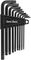Juego de llaves Torx de 9 piezas - negro/universal