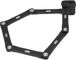 Bordo Granit XPlus 6500 Folding Lock w/ SH Bracket - black/110 cm