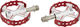 Xpedo Traverse 6 Plattformpedale - rot/universal