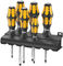 Set de Tournevis Kraftform Burin à Vis 932/6 - noir-jaune/universal