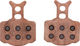 Formula Bremsbeläge für Oval / TheOne / RX / R1 / R1R / T1 / C1 / Cura - universal/sintermetall