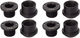 Wolf Tooth Components Chain Ring Bolt Set, 4-Arm 6 mm - black/6 mm