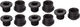 Wolf Tooth Components Chain Ring Bolt Set, 5-Arm 6 mm - black/6 mm