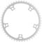 TA Plato Competition Track, 5 brazos, círculo de agujeros de 144 mm - plata/49 dientes