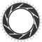 SRAM Chainring T-Type XX SL Eagle Transmission Thread Mount 3 mm - black-silver/38 