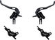 Trickstuff Piccola HD Carbon Front+Rear Disc Brake Set Post Mount - black / black/Set/left/right (side-specific)