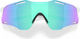 Oakley Cybr Zero Sportbrille - polished white | prizm sapphire