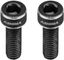Tornillos de fijación de aluminio para portabidones - black/universal