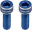 ASHIMA Aluminium Screws for Bottle Cage - blue/universal